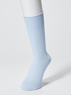 SUPIMA® Cotton Blend Wide Ribbed Socks