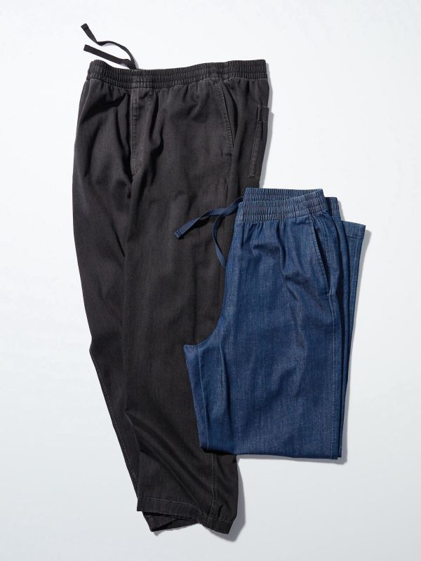 Stretch Easy Ankle Pants | Denim