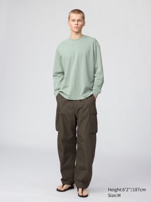 AIRism Cotton T-Shirt | Long Sleeve