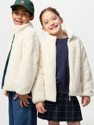 Fluffy Yarn Fleece Full-Zip Jacket