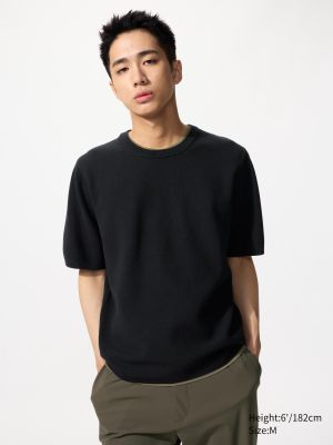 Washable Milano Ribbed Knitted T-Shirt