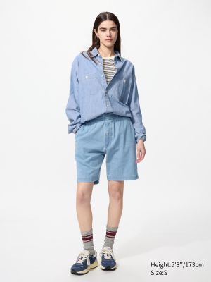 Stretch Easy Shorts | Denim | 8"