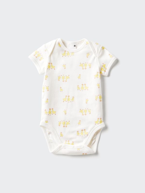 Baby Short Sleeve Bodysuit | Printed
