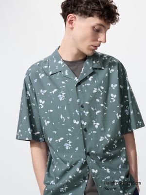 Open Collar Shirt | Short Sleeve | Printed