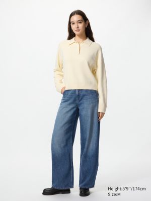 Smooth Cotton Polo Sweater