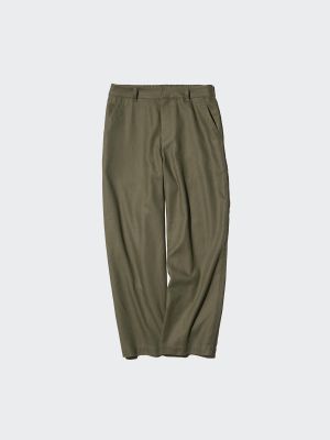 Linen Cotton Tapered Pants