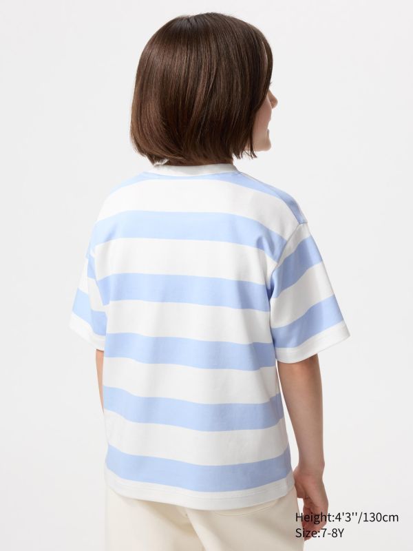 AIRism Cotton Striped T-Shirt