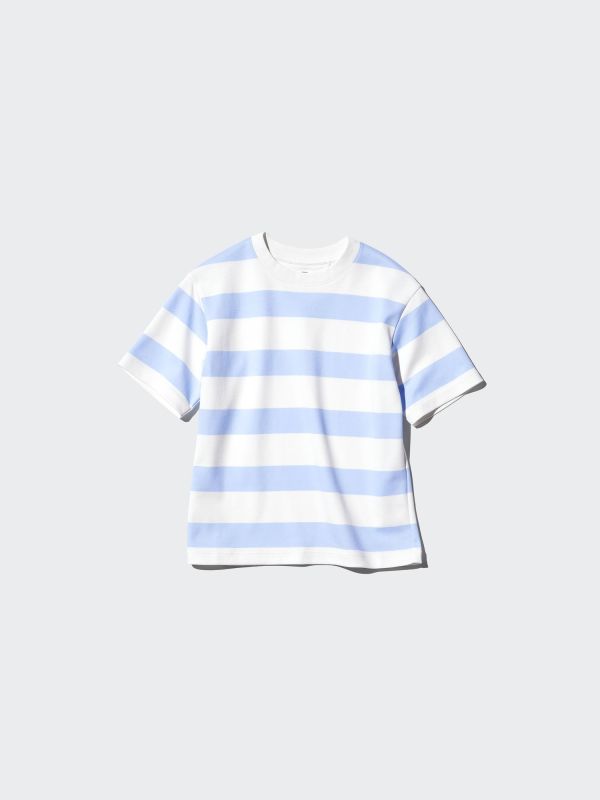 AIRism Cotton Striped T-Shirt