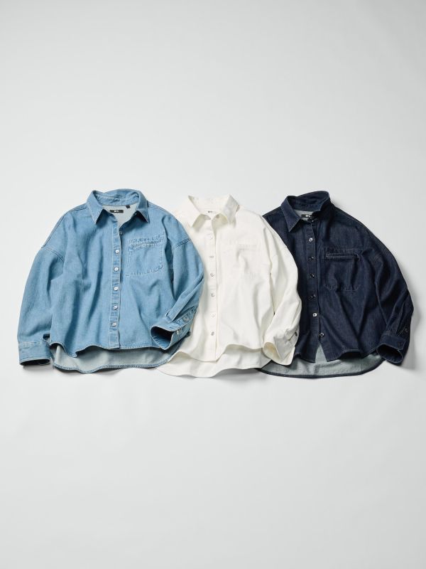 Denim Relaxed Shirt Jacket