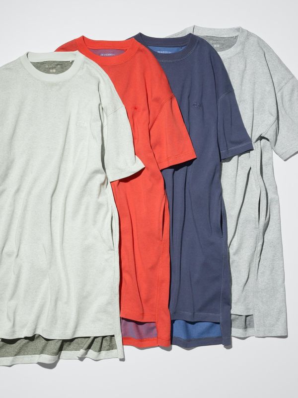 Oversized Bicolor T-Shirt Dress