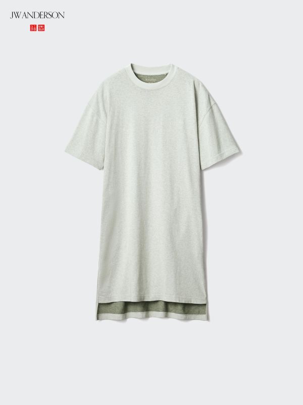 Oversized Bicolor T-Shirt Dress