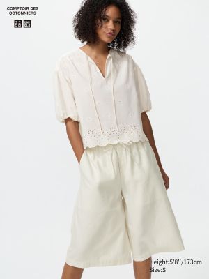 Linen Blend Culotte