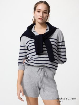 Washable Knit Ribbed Shorts