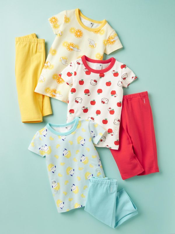 Baby DRY Pajamas | Sanrio characters | Short Sleeve