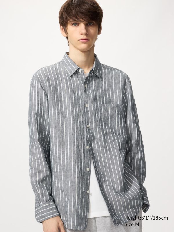 Premium Linen Shirt | Striped