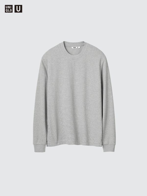 AIRism Cotton Striped T-Shirt