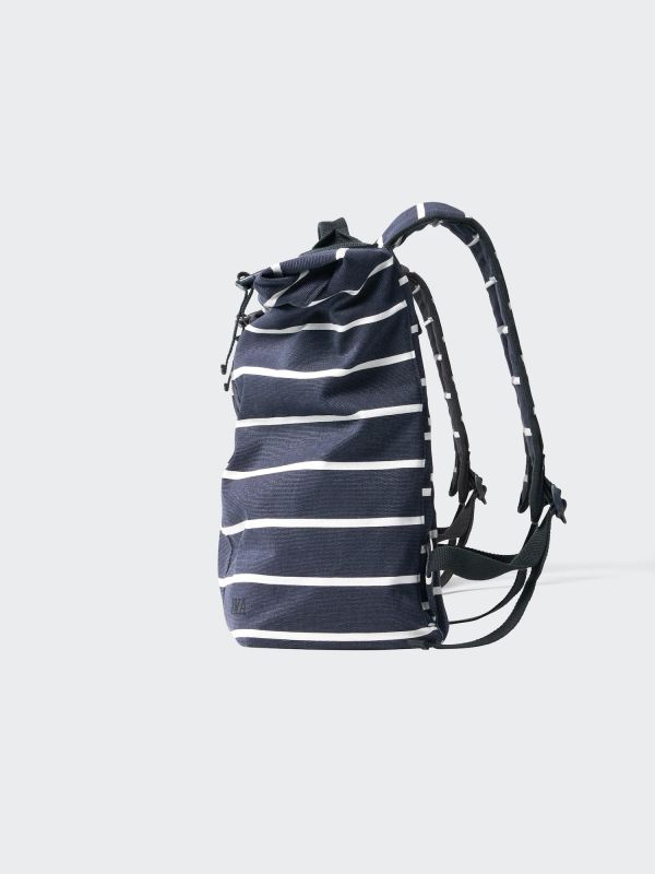Roll Top Backpack | Striped