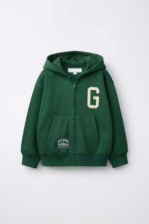 HOODIE JOGGING SWEATSHIRT WITH LETTER