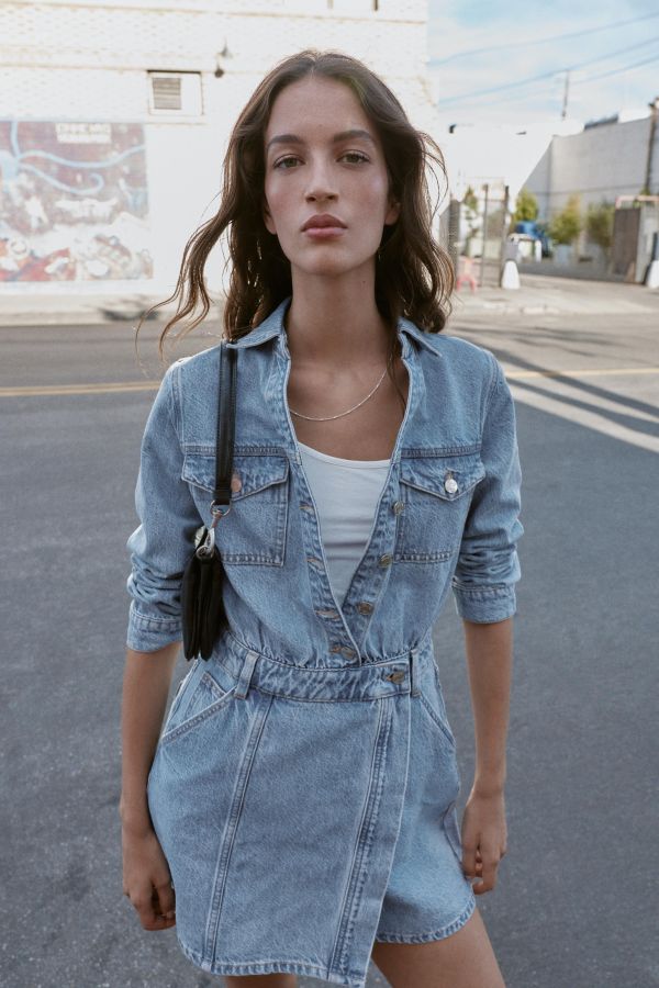 Z1975 SHORT DENIM DRESS