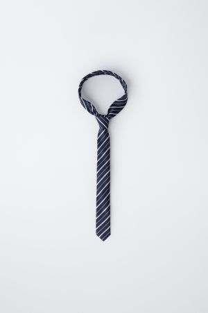 STRIPED PRINT TIE