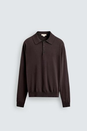 KNIT COTTON - LINEN LIMITED EDITION POLO SHIRT