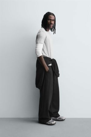 SATIN EFFECT BALLOON PANTS