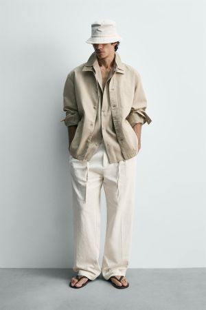 REGULAR FIT OVERSHIRT WITH POCKETS