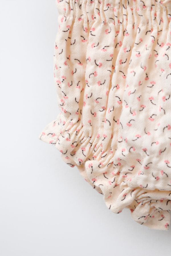 TEXTURED FLORAL BOTTOMS