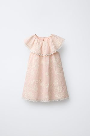 EMBROIDERED FLORAL DRESS