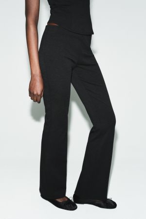 INTERLOCK FLARE PANTS