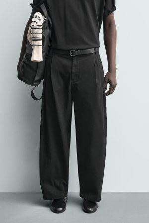 WIDE FIT CHINO PANTS