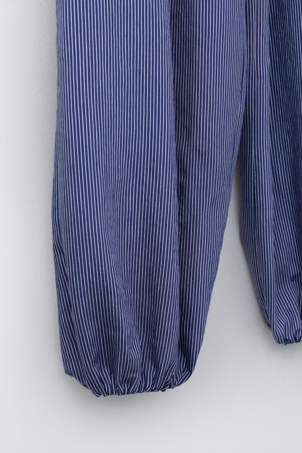 STRIPED PANTS WITH BOWS