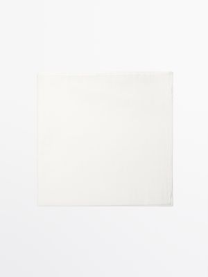 Plain 100% cotton scarf