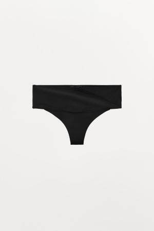 CROSSOVER WAIST POLYAMIDE BLEND THONG