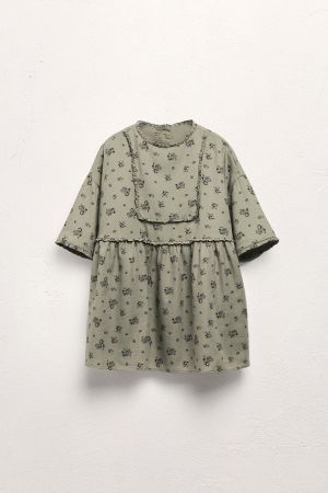 2-5 YEARS / LIMITED EDITION RUFFLED FLORAL DRESS