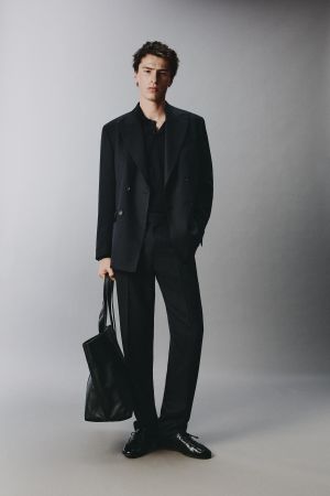REGULAR FIT SUIT PANTS