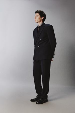 LIMITED EDITION WOOL BLEND STRAIGHT FIT SUIT PANTS