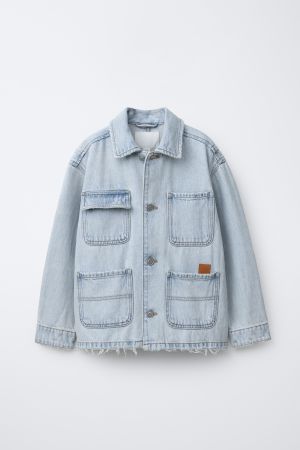 DENIM POCKET OVERSHIRT