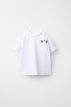 EMBROIDERED POCKET T-SHIRT