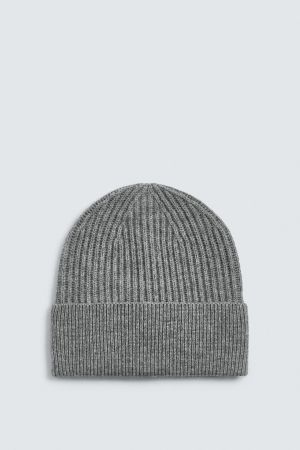 WOOL BLEND KNIT HAT