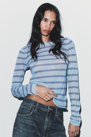STRIPED WOOL JUMPER