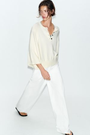 WIDE SLEEVE KNIT JUMPER