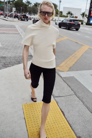 ASYMMETRIC KNIT JUMPER