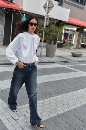 BALLOON POPLIN SHIRT