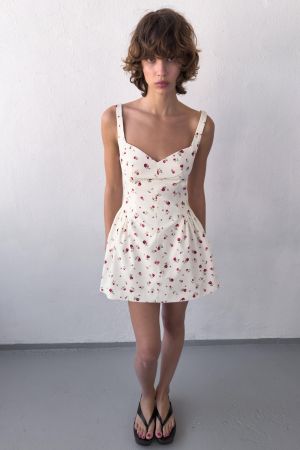 FLORAL PRINT VOLUME DRESS