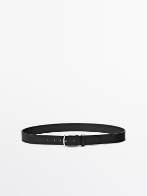 Nappa leather belt