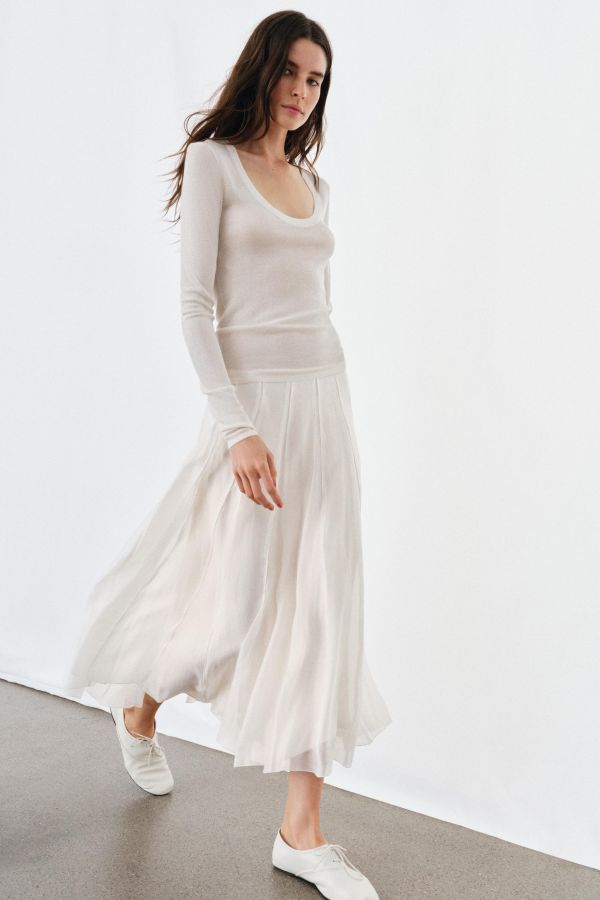 FLOWY COMBINATION SKIRT ZW COLLECTION