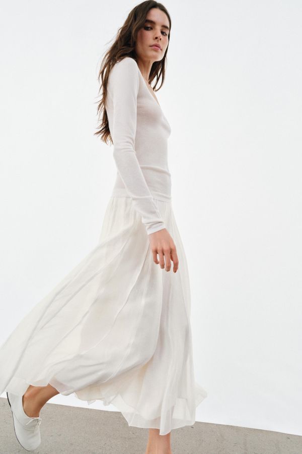 FLOWY COMBINATION SKIRT ZW COLLECTION