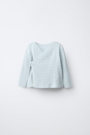 RIB OPENWORK KNIT JUMPER