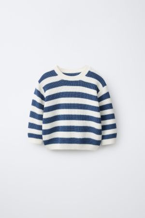 STRIPED KNIT JUMPER